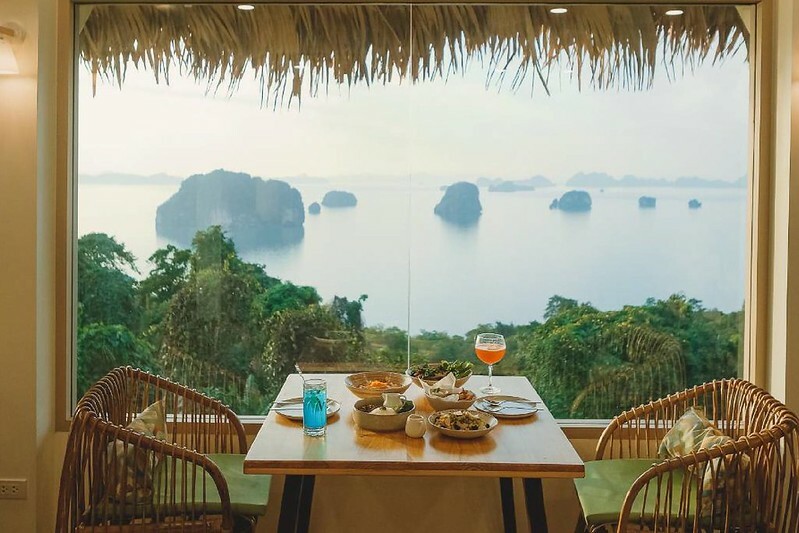 【亞洲，泰國， 喀比】Khaothong Hill เขาทองฮิลล์，Krabi 絕美海景咖啡館、餐廳，網美必訪。（喀比美食，