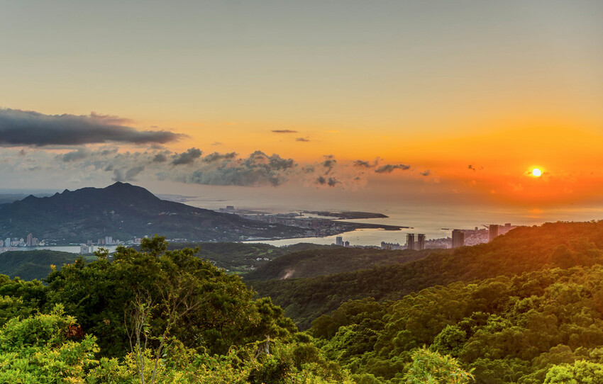 【台北景點】北投‧中正山親山步道‧賞夕陽‧百萬夜景│中正山觀景台無敵視野│中正山停車場‧十八份‧登山路打印
