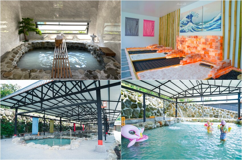 【台南白河|景點】虎山渡假村。全新開幕,日式氛圍泡湯,多種大眾池以及湯屋包廂,喜馬拉雅鹽盤浴超推薦