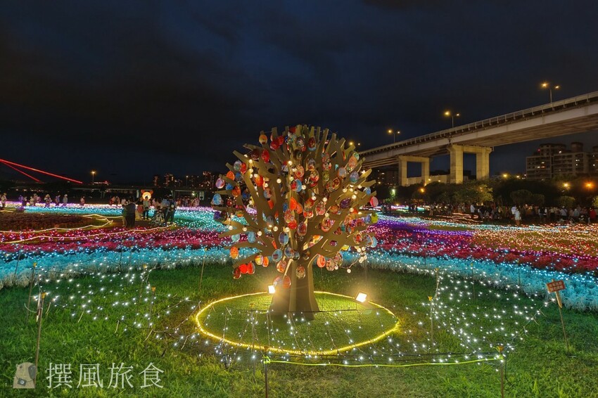 「2023新北河濱蝶戀季」板橋河濱公園夏季燈會！37天的河岸燈光秀