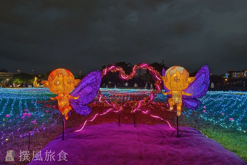 「2023新北河濱蝶戀季」板橋河濱公園夏季燈會！37天的河岸燈光秀