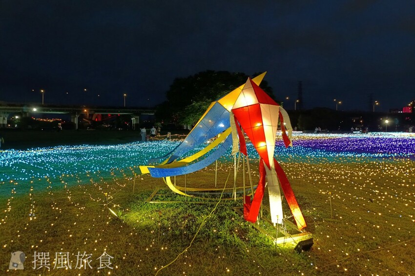 「2023新北河濱蝶戀季」板橋河濱公園夏季燈會！37天的河岸燈光秀