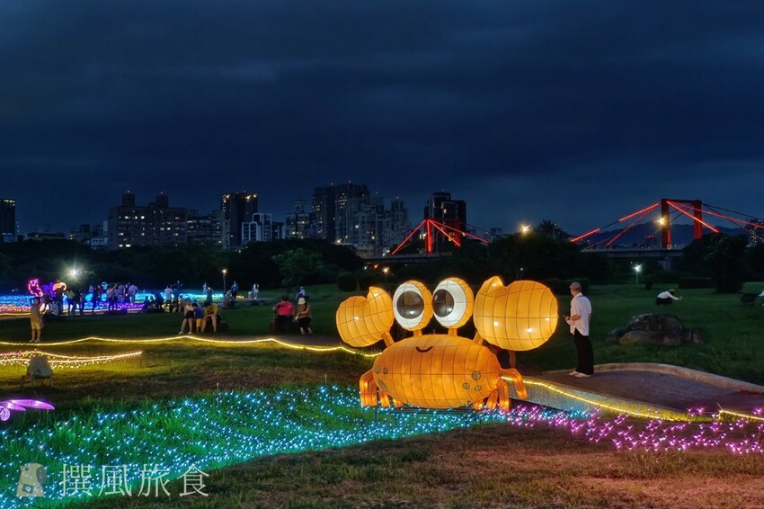 「2023新北河濱蝶戀季」板橋河濱公園夏季燈會！37天的河岸燈光秀