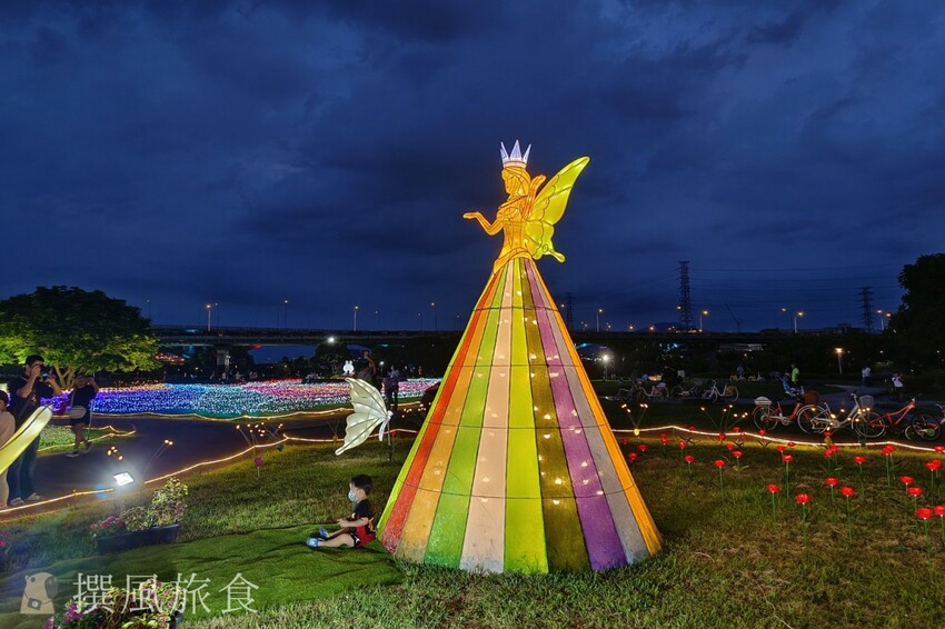 「2023新北河濱蝶戀季」板橋河濱公園夏季燈會！37天的河岸燈光秀