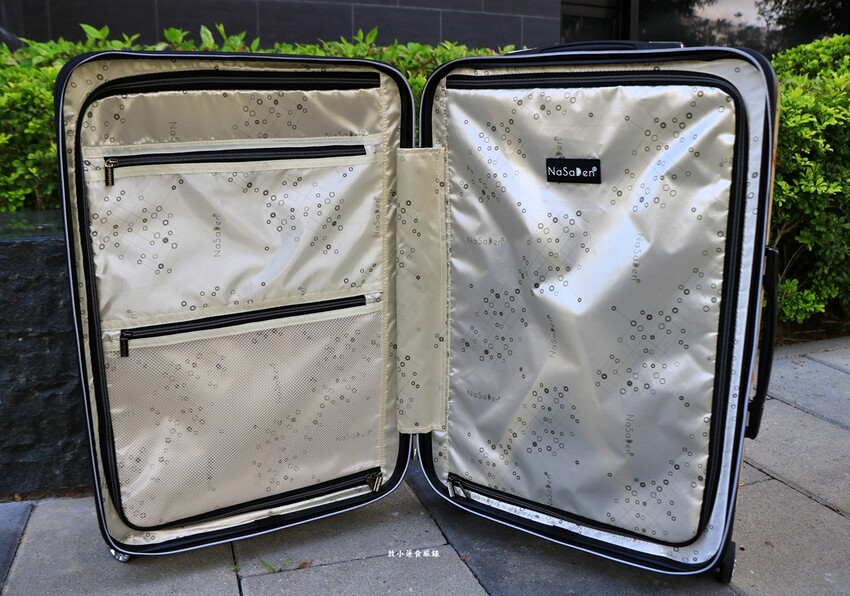 德國NaSaDen納莎登行李箱‧新無憂系列羽量拉鍊箱，360度超靜音萬向輪，輕巧、方便又時尚 - 敦 小 蓮の食旅錄