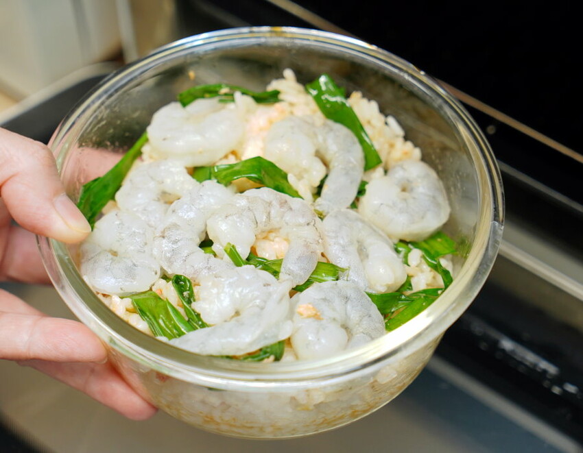 鮮蝦豆腐煲食譜．還可以變成蝦仁飯!