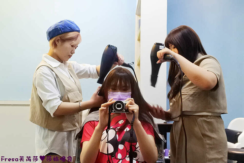 屏東染髮【UN hair salon】近觀光夜市商圈.霧棕色挑染橘紅系.打造女孩潮流品味│屏東燙髮│屏東火車站 - Fresa芙芮莎♥莎旅憶食