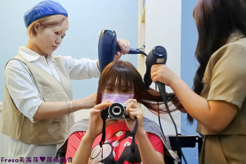 屏東染髮【UN hair salon】近觀光夜市商圈.霧棕色挑染橘紅系.打造女孩潮流品味│屏東燙髮│屏東火車站 - Fresa芙芮莎♥莎旅憶食