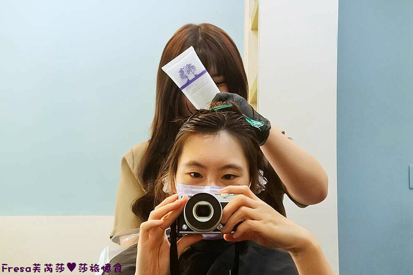 屏東染髮【UN hair salon】近觀光夜市商圈.霧棕色挑染橘紅系.打造女孩潮流品味│屏東燙髮│屏東火車站 - Fresa芙芮莎♥莎旅憶食