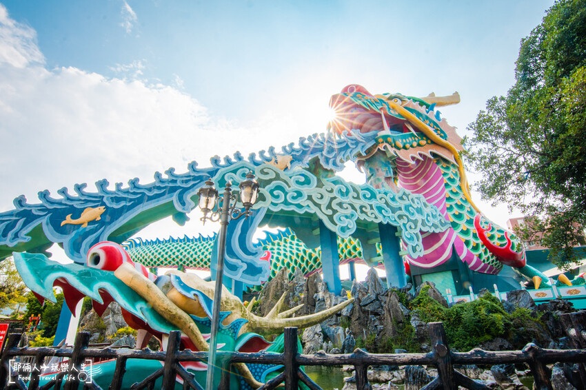麻豆代天府｜ 一個可以上天堂下地獄的景點，超長的滾輪溜滑梯是小朋友的最愛～