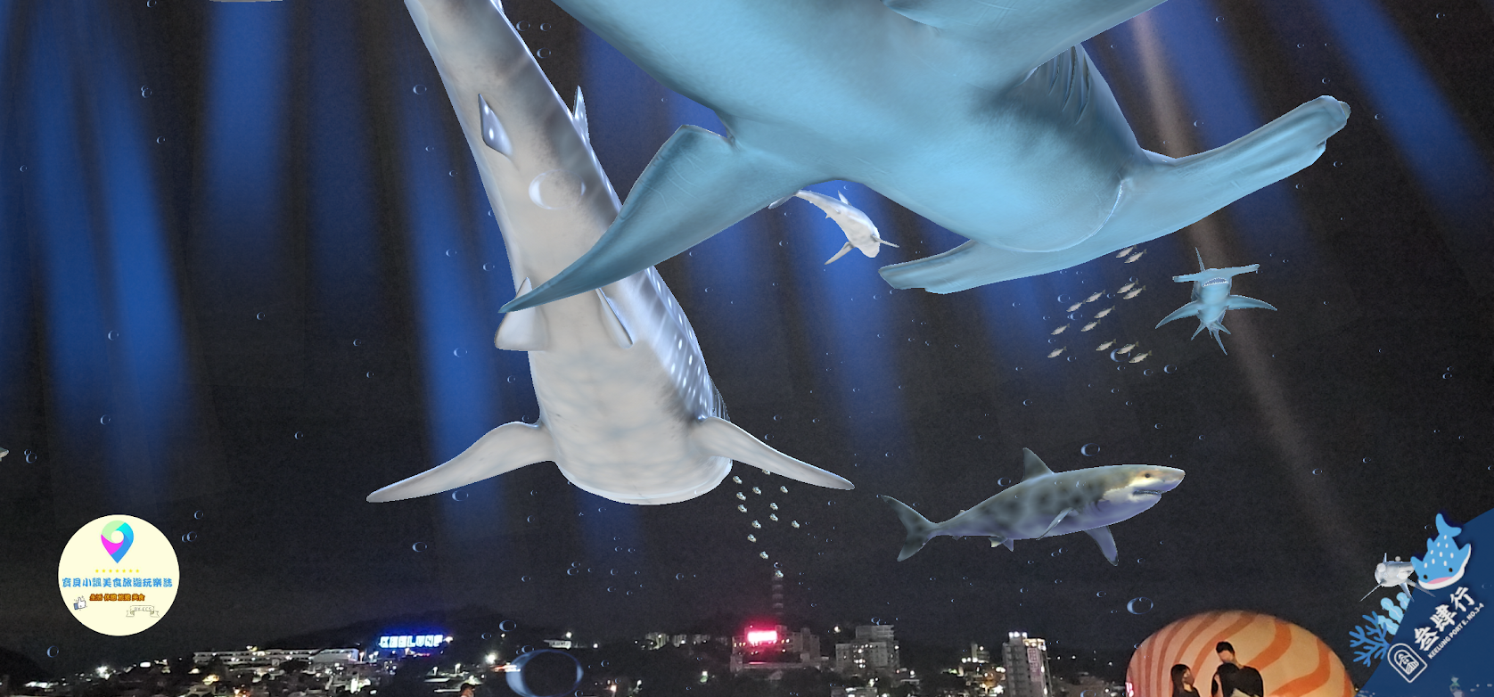 [旅遊]基隆 麗都蝶客花園 免費景點 賞遼闊基隆海港景觀 還可參與 期間限定 體驗免費AR虛擬實境 與鯨鯊共游