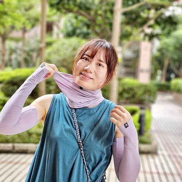 夏日防曬套組推薦/瑟夫貝爾CERF BELL涼感手套+袖套+萬用頭巾三件套/超涼爽降溫術,戶外防曬好幫手!