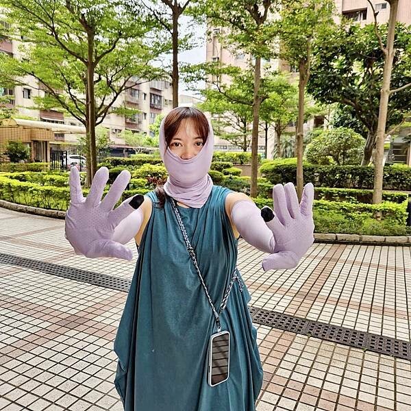 夏日防曬套組推薦/瑟夫貝爾CERF BELL涼感手套+袖套+萬用頭巾三件套/超涼爽降溫術,戶外防曬好幫手!