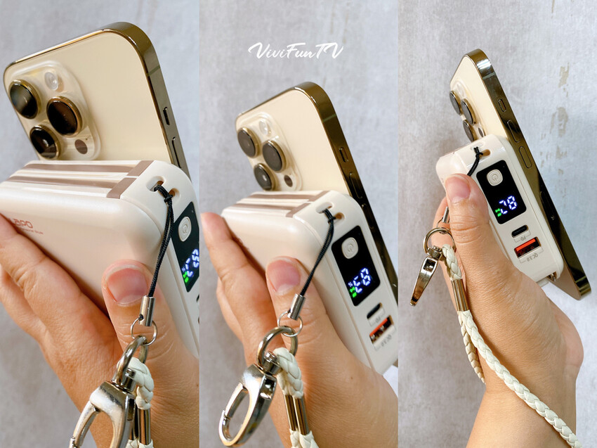 【米米瘋】2023開箱JC科技旅行最好用的行動電源推薦 Lapo多功能無線充行動電源 iWALK口袋行動電源