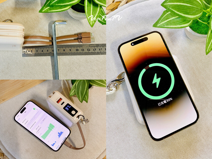 【米米瘋】2023開箱JC科技旅行最好用的行動電源推薦 Lapo多功能無線充行動電源 iWALK口袋行動電源