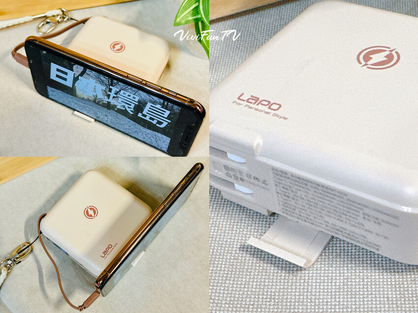 【米米瘋】2023開箱JC科技旅行最好用的行動電源推薦 Lapo多功能無線充行動電源 iWALK口袋行動電源