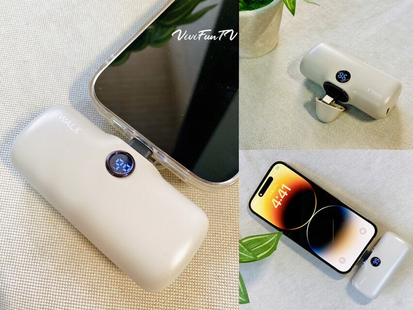 【米米瘋】2023開箱JC科技旅行最好用的行動電源推薦 Lapo多功能無線充行動電源 iWALK口袋行動電源