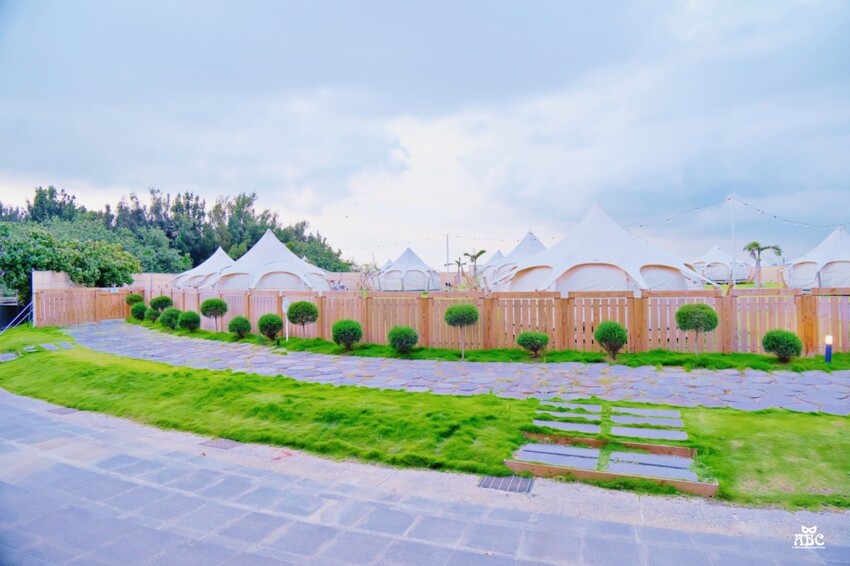 蟬說夕陽漫漫|台中豪華露營|高美濕地|清水區旅遊|親子露營免搭帳|暑假親子景點