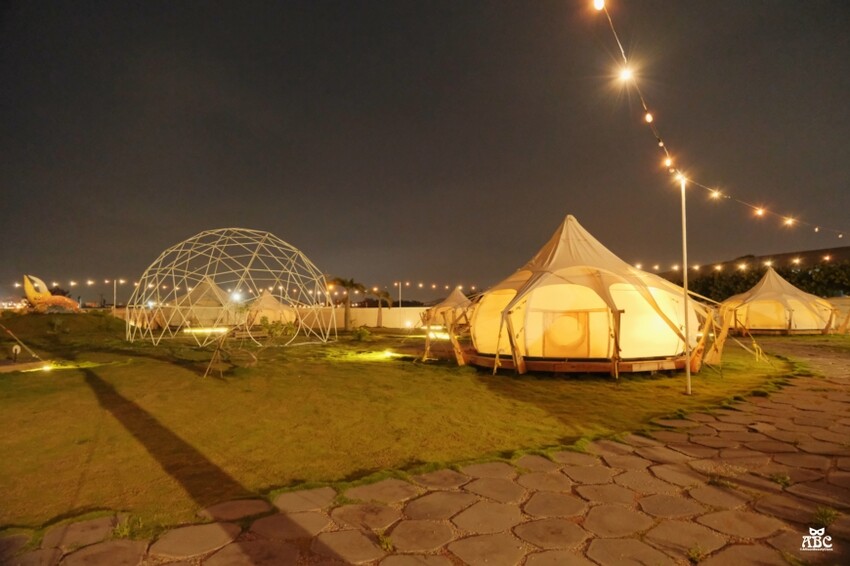 蟬說夕陽漫漫|台中豪華露營|高美濕地|清水區旅遊|親子露營免搭帳|暑假親子景點