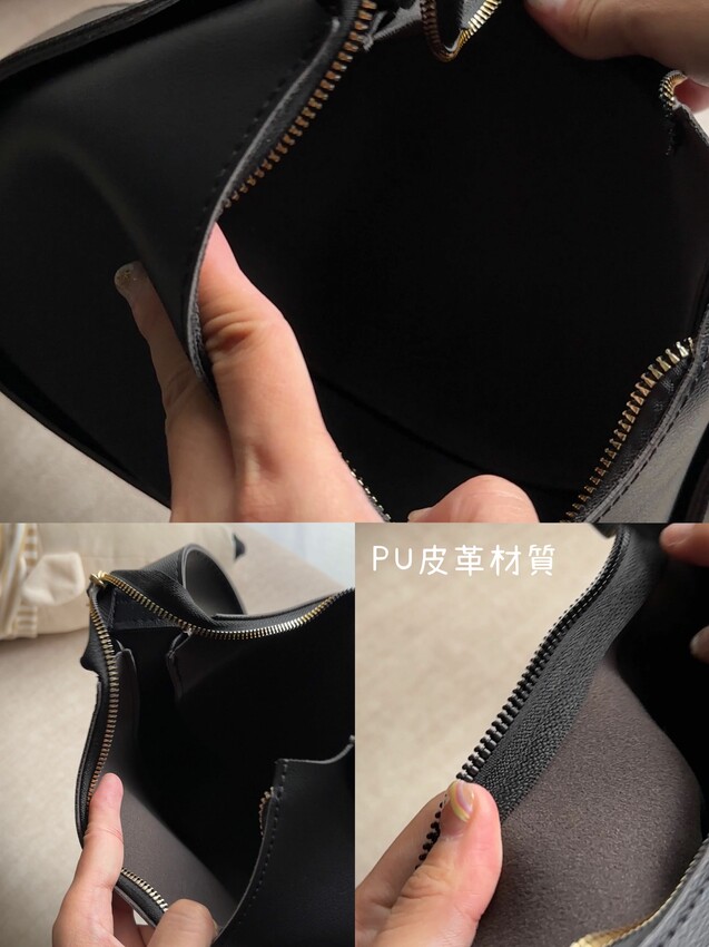 Ｍerite 法國時尚復古馬鞍包單肩背包｜耐刮、耐磨、皮革大容量｜一個包包4種背法｜背帶4格可調｜奶茶杏、淺棕、黑色 - 萍姐愛分享