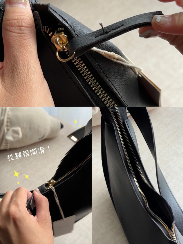 Ｍerite 法國時尚復古馬鞍包單肩背包｜耐刮、耐磨、皮革大容量｜一個包包4種背法｜背帶4格可調｜奶茶杏、淺棕、黑色 - 萍姐愛分享