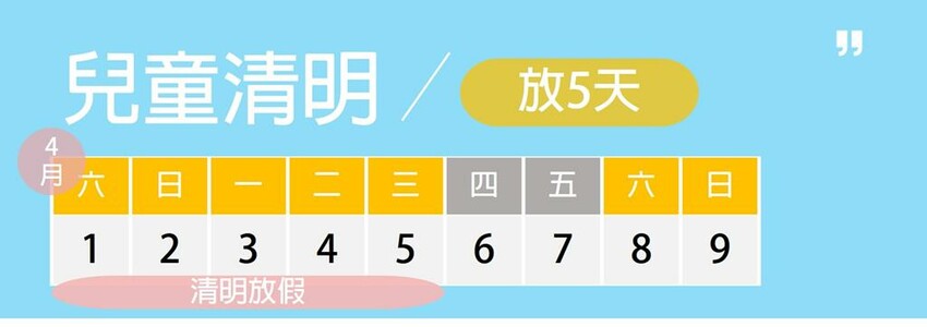 兒童 清明 連假