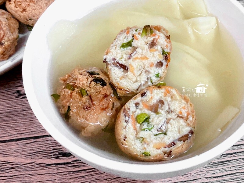 烹飪筆記│豆干丸子,葷素都可以的豆干變化料理
