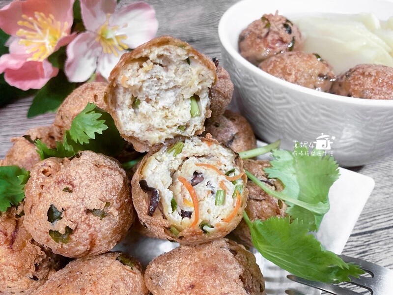 烹飪筆記│豆干丸子,葷素都可以的豆干變化料理