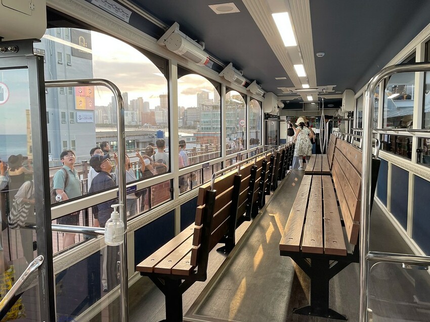 ◎【(釜山必玩) 海雲台 Blueline Park 天空膠囊、海濱列車】超熱門！假日一定要預約，否則坐不到！