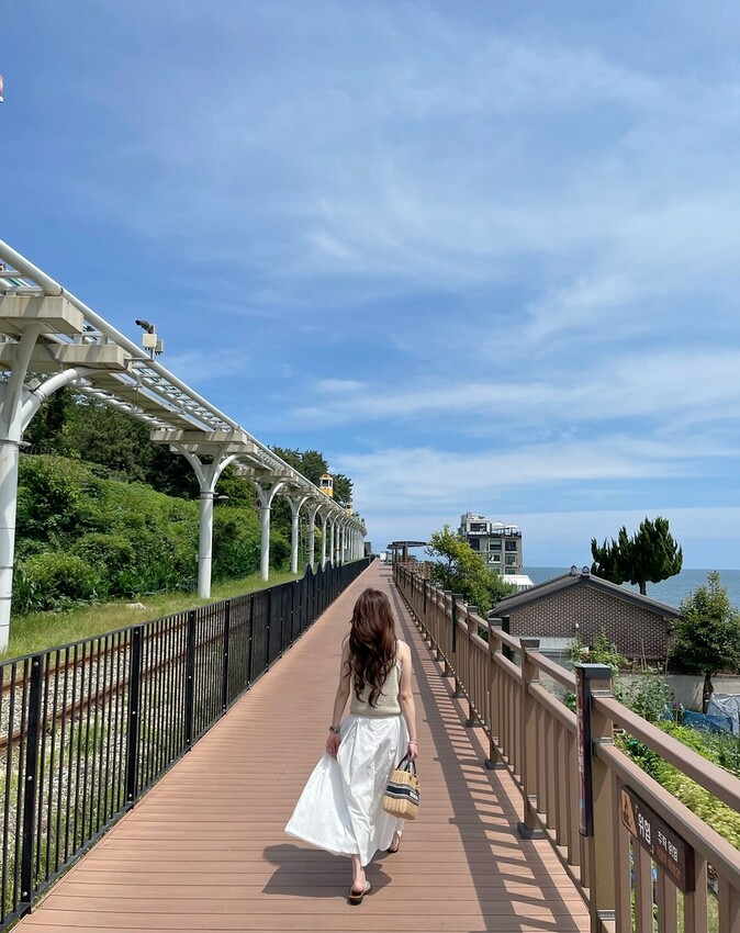 ◎【(釜山必玩) 海雲台 Blueline Park 天空膠囊、海濱列車】超熱門！假日一定要預約，否則坐不到！