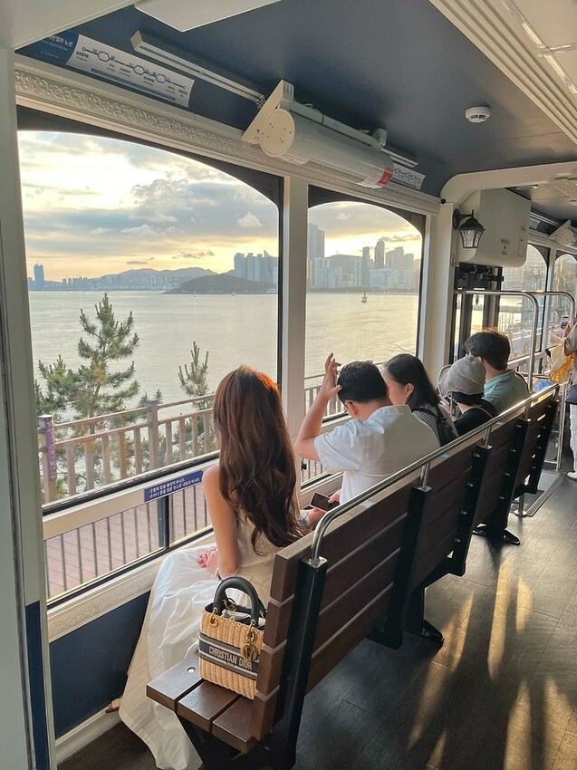 ◎【(釜山必玩) 海雲台 Blueline Park 天空膠囊、海濱列車】超熱門！假日一定要預約，否則坐不到！