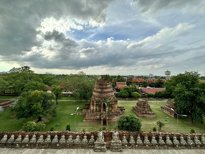 【亞洲，泰國，大城】 大城（Ayutthaya）保存最完整的古老寺廟~崖差蒙空寺（大勝利吉祥寺/Wat Yai Chaiyamo
