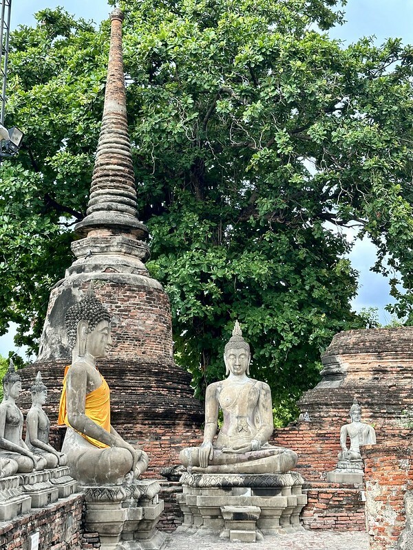 【亞洲，泰國，大城】 大城（Ayutthaya）保存最完整的古老寺廟~崖差蒙空寺（大勝利吉祥寺/Wat Yai Chaiyamo