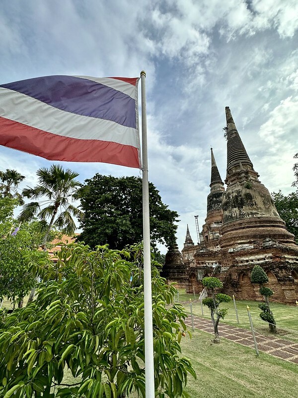 【亞洲，泰國，大城】 大城（Ayutthaya）保存最完整的古老寺廟~崖差蒙空寺（大勝利吉祥寺/Wat Yai Chaiyamo