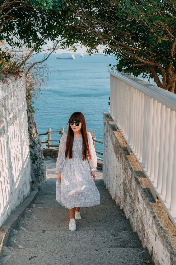 【韓國釜山｜景點】白淺灘文化村(흰여울문화마을)。影島必去景點，無數間海景咖啡廳，欣賞夕陽的約會散步景