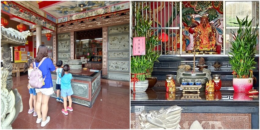 【財神廟】桃園海福宮.最新敲金磚、接超大金塊彩繪牆!