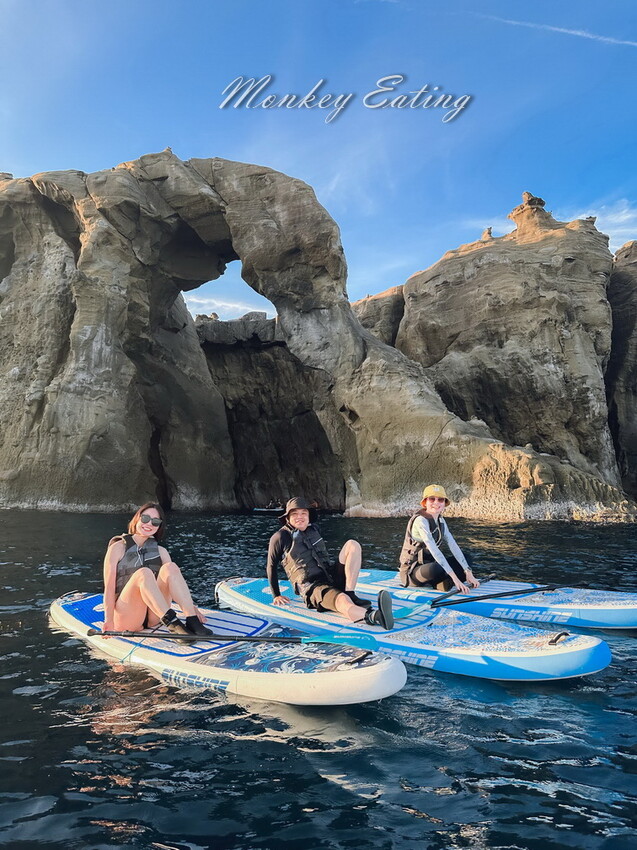 【深澳】象鼻岩SUP日出團｜ODoor專業戶外探險團隊，探索東北角之美，北部SUP立槳推薦 - 貪吃猴的幻想