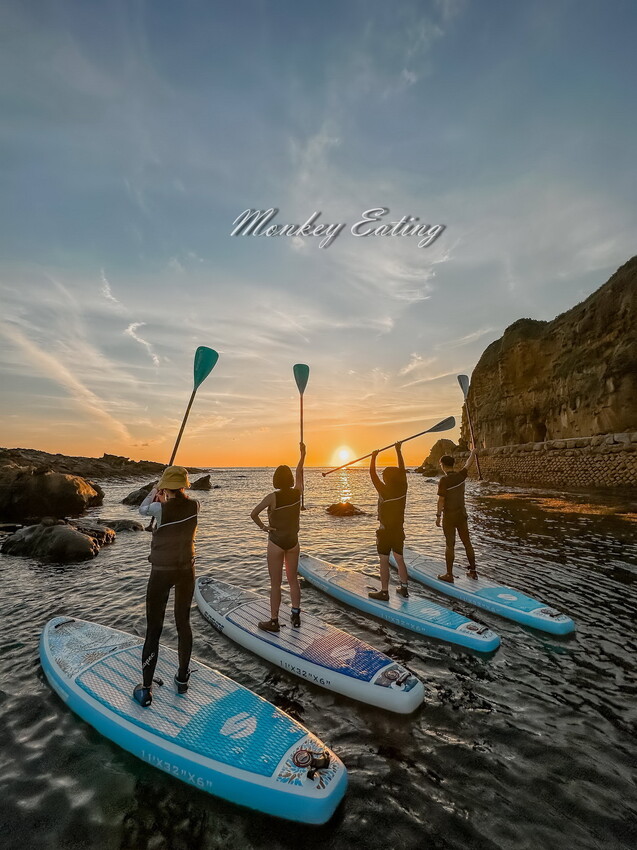 【深澳】象鼻岩SUP日出團｜ODoor專業戶外探險團隊，探索東北角之美，北部SUP立槳推薦 - 貪吃猴的幻想