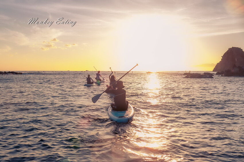 【深澳】象鼻岩SUP日出團｜ODoor專業戶外探險團隊，探索東北角之美，北部SUP立槳推薦 - 貪吃猴的幻想