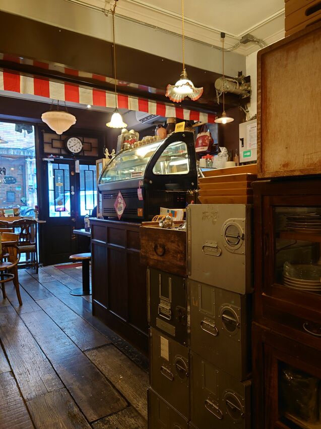 昭和浪漫冰室/復古咖啡廳/尋找電影感的懷舊氛圍［捷運信義安和站］