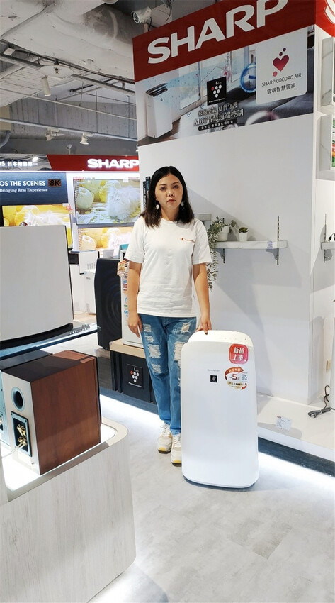 3C開箱｜SHARP夏普AIoT智慧美型鬱金香空氣清淨機，壞空氣的剋星，好讓每天自己都能夠呼吸到新鮮的空氣