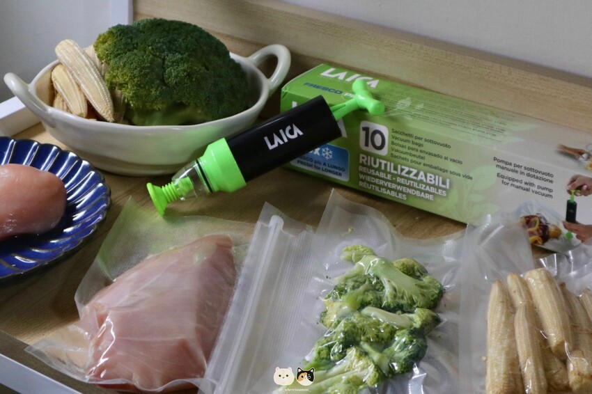 全台線上|LAICA萊卡舒肥料理棒．自己在家輕鬆做舒肥健康餐! 雞胸肉意想不到的鮮嫩多汁!真空夾鏈袋易保存、重複使用!