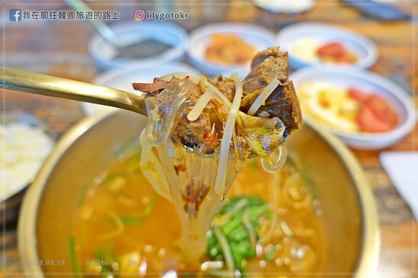 57)慶尚北道．慶州｜好吃平價的牛肉湯飯，白飯.火腿.煎蛋免費吃到飽，慶州高速巴士站旁的37年傳統慶州市場湯飯 @我在前往韓國旅遊的路上