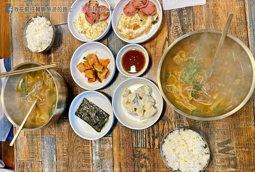 57)慶尚北道．慶州｜好吃平價的牛肉湯飯，白飯.火腿.煎蛋免費吃到飽，慶州高速巴士站旁的37年傳統慶州市場湯飯 @我在前往韓國旅遊的路上
