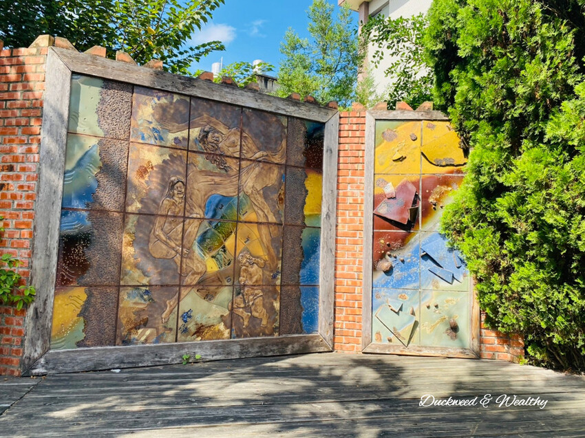 【台南將軍】「方圓美術館」文青景點|圓拱迴廊融合中西建築|徜徉在藝術展品中|