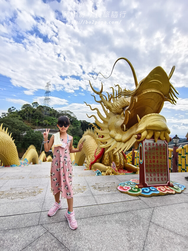 南投。中寮》金龍山法華寺。長達110米的亞洲最大金龍雕像
