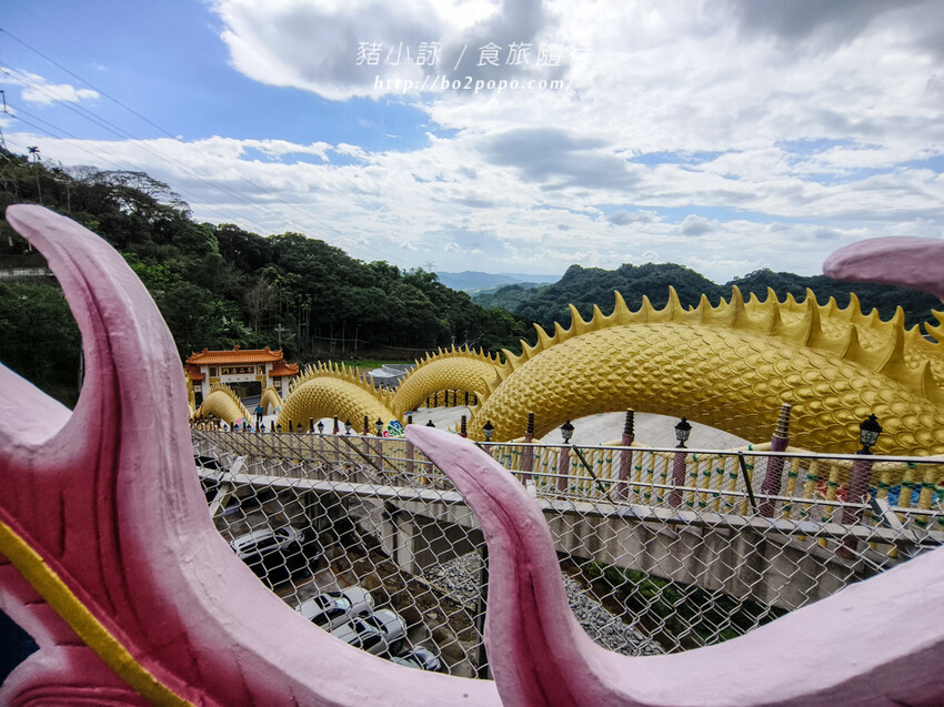 南投。中寮》金龍山法華寺。長達110米的亞洲最大金龍雕像