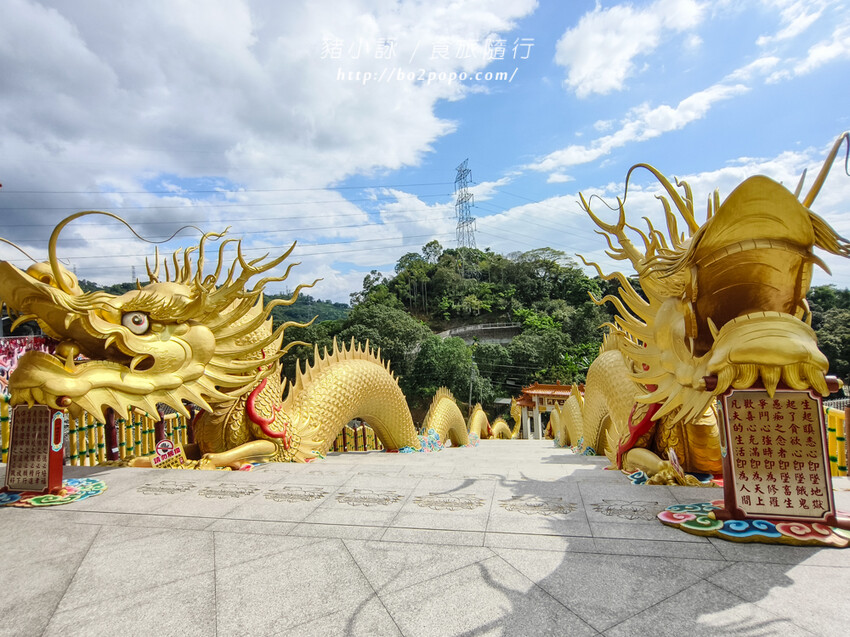 南投。中寮》金龍山法華寺。長達110米的亞洲最大金龍雕像