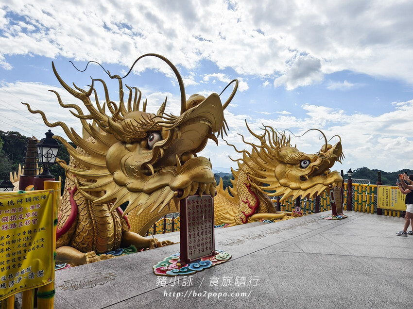 南投。中寮》金龍山法華寺。長達110米的亞洲最大金龍雕像