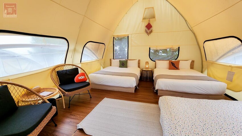 【新竹住宿】隱身在雲霧中白蘭部落豪華露營，一泊二食加迎賓小點，晚餐帶入民住民元素和食材，還有泰雅族獵徑尋根體驗~蟬說：霧繞 - 南人幫